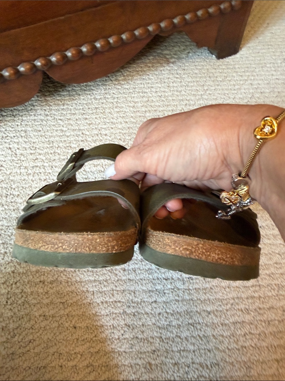 Birkenstock Arizona Sandal in Army Green Camo - Picture 5 of 9